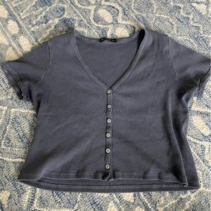 brandy crop shirt